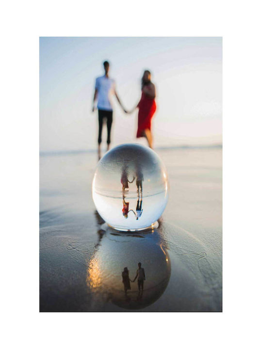 iLovePrints Gemälde Paar Halten Hände Reflexion 80x120