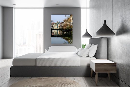 Reflection Of Houses By The River Αντανάκλαση Σπιτιών Δίπλα Στο Ποτάμι