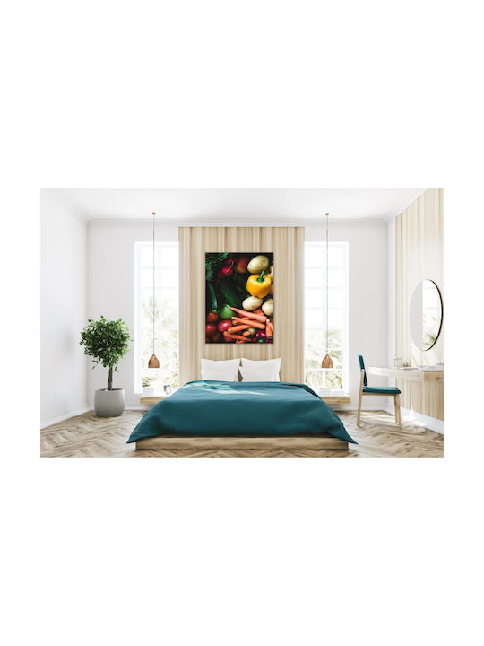 Painting Colorful Fresh Vegetables Multicolored Fresh Vegetables 70x100