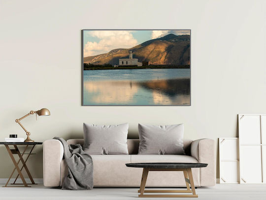 Painting Lighthouse By Mountain Lighthouse Next To The Mountain 100x70