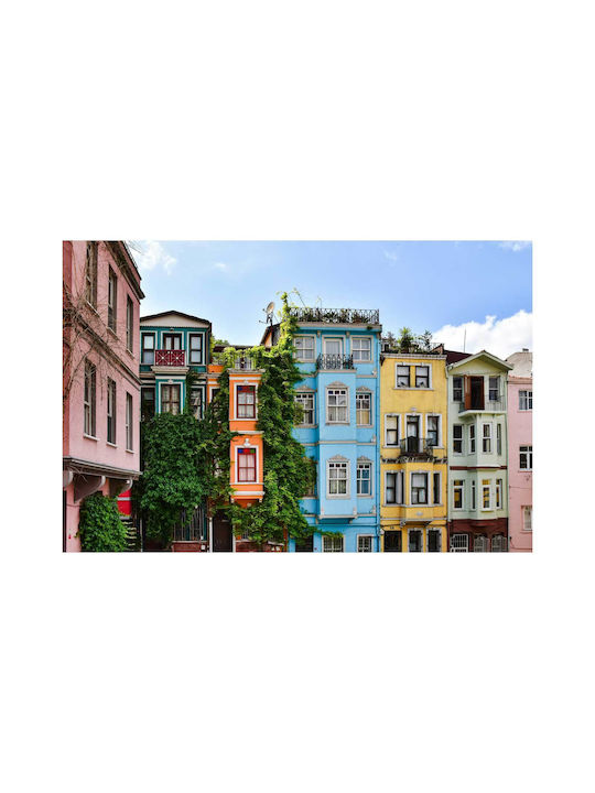 Πίνακας Colorful Buildings On A Bright Day Πολύχρωμα Κτίρια Μια Φωτεινή Μέρα 150x100