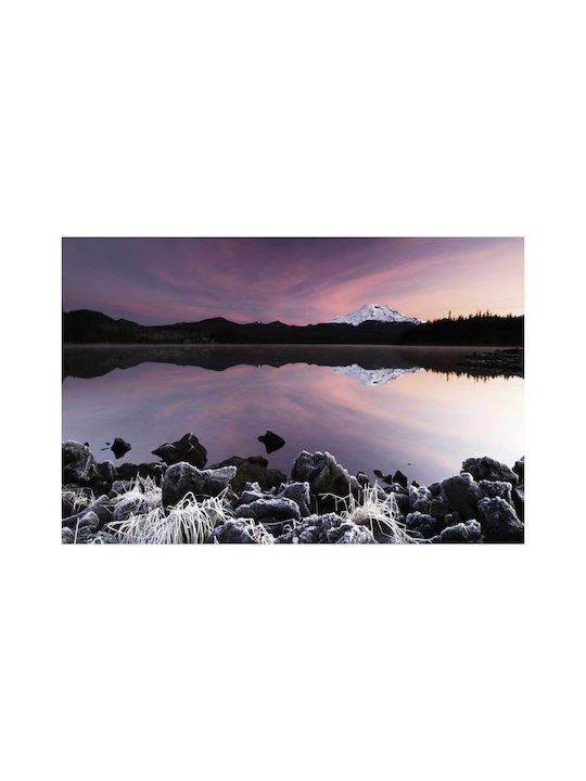 iLovePrints Gemälde Serene Mountain Reflection At Dusk 120x80