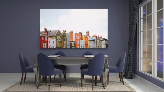 Πίνακας Colorful Row Houses Πολύχρωμα Σπίτια 100x70