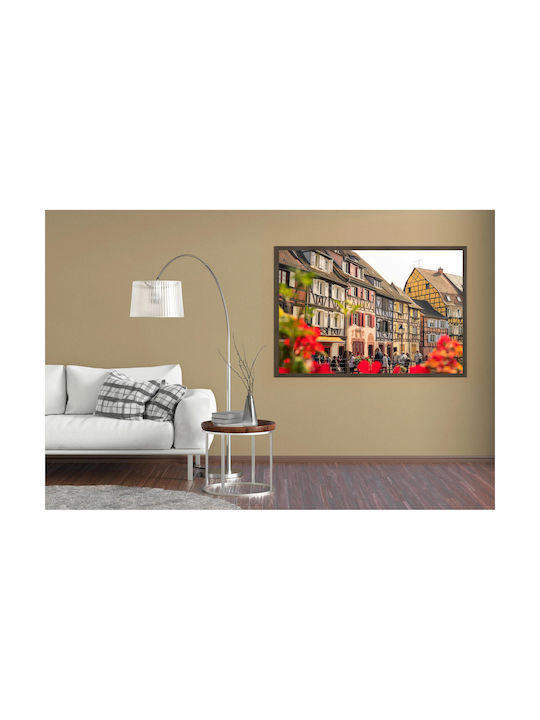 Панел Colorful Historic Street Полихромна Историческа Улица 120x80