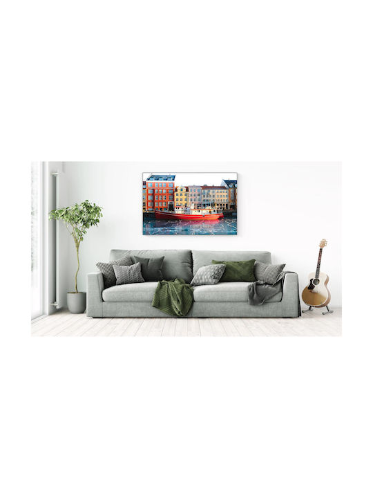 Панел Red Boat By Colorful Buildings Red Boat By Colorful Buildings 120x80