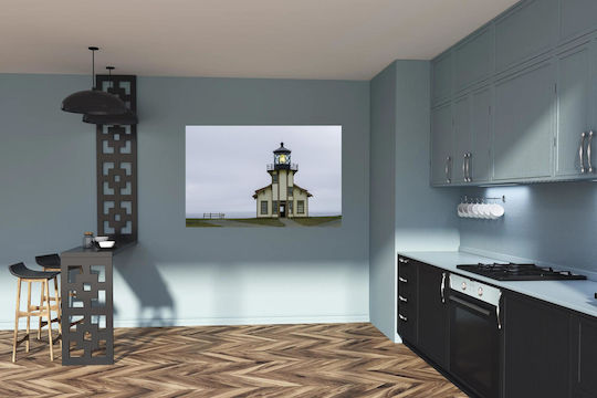 Painting Lighthouse By Ocean Lighthouse Next To The Ocean 150x100