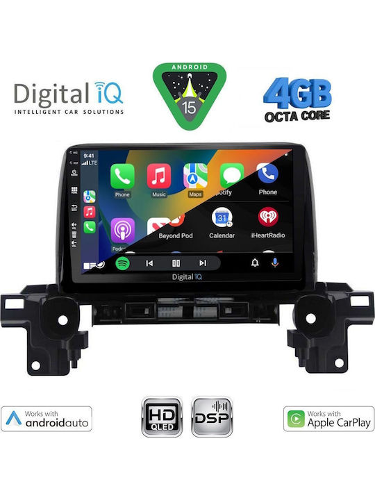 Digital IQ Ηχοσύστημα Αυτοκινήτου για Mazda CX-5 2017 (Bluetooth/USB/WiFi/GPS/Apple-Carplay/Android-Auto) με Οθόνη Αφής 9"