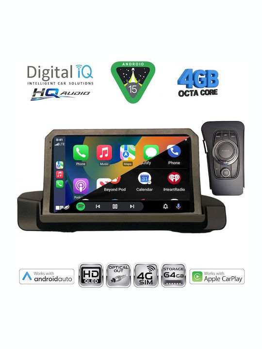 Digital IQ Car Audio System for BMW Series 3 2005-2012 Bluetooth USB WiFi GPS Apple CarPlay Android Auto with 9" Touch Screen