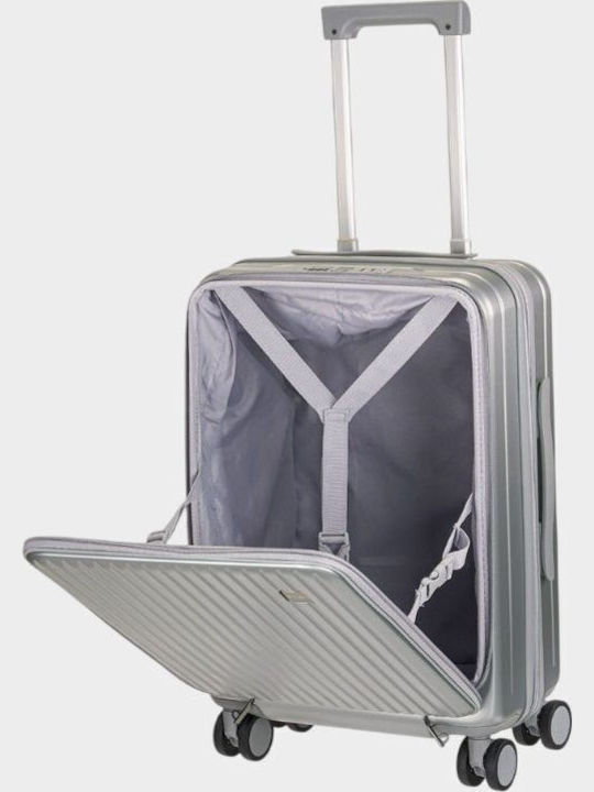 RCM Cabin Travel Suitcase Silver Height 50cm