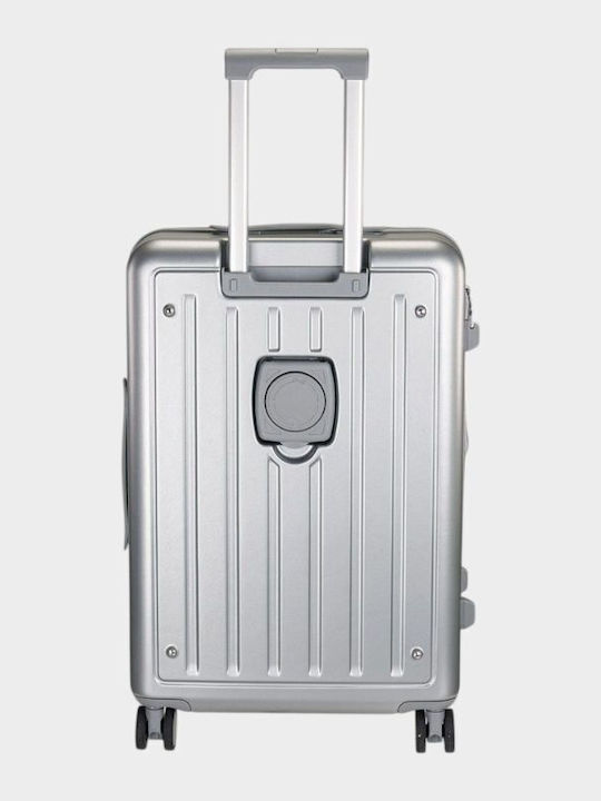RCM Mittlerer Reisetrolley Silber Höhe 60cm