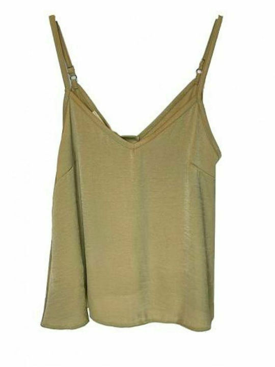 Γυναικείο Σατέν Lingerie Top Green Tea