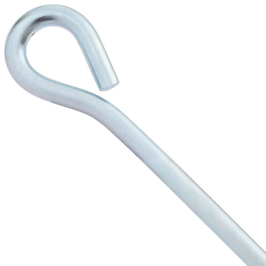 vidaXL Post Support for Garden Fence Made of Metal 10x10x50cm 2 Pieces Silver