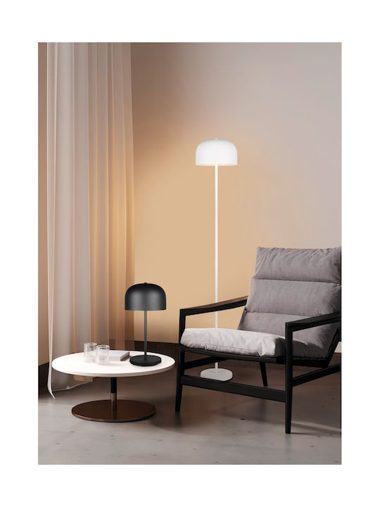 Trio Lighting LED Floor Lamp H147xW25cm. with Warm White Light 250lm Black