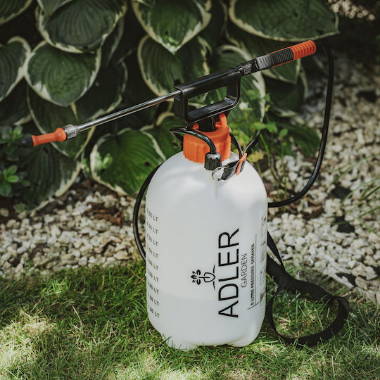 Adler Pressure Sprayer with 5lt Capacity 2.5bar in White Colour