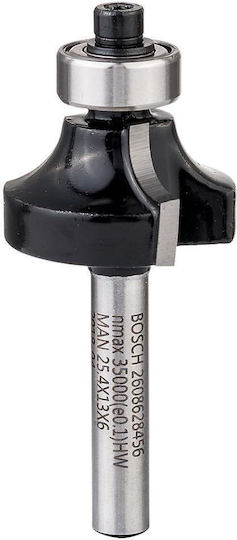 Bosch 2608628456 Freză de Răzuire cu Dublă Tăiere D 25.4 mm R 6.3 mm Coada 8mm