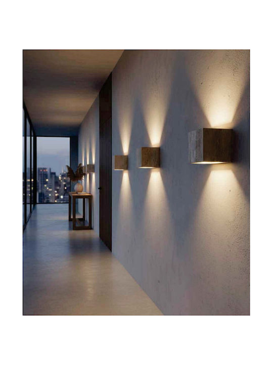 Inlight Modern Wall Lamp with G9 Socket Gray 9x16cm