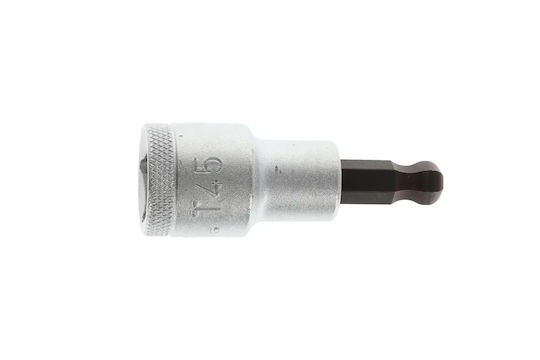 Gedore Bit-Stecknuss mit Torx-Bit und Antriebsvierkant 1/2'' Größe T45x55mm 1Stück