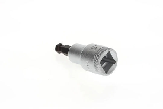 Gedore Bit-Stecknuss mit Torx-Bit und Antriebsvierkant 1/2'' Größe T45x55mm 1Stück