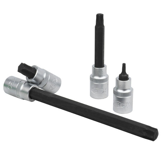 JBM Long Socket with Motor Torx and Socket 1/2'' Set 32pcs