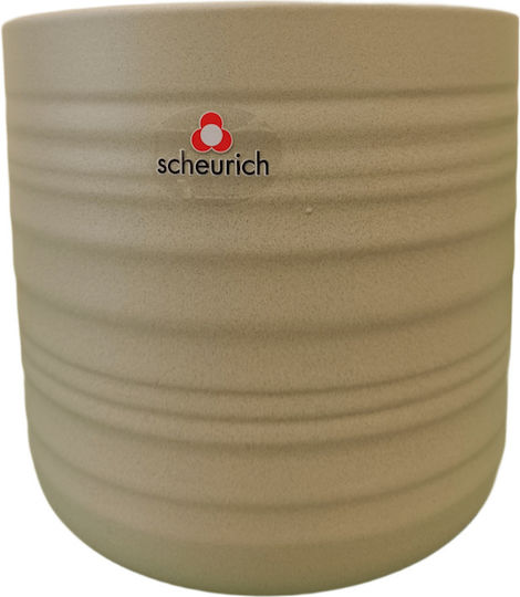 Scheurich Саксия Керамика Зелен 15x15εκ.