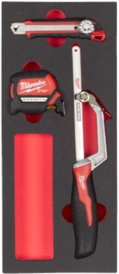Milwaukee Tool Tray with 3 Tools