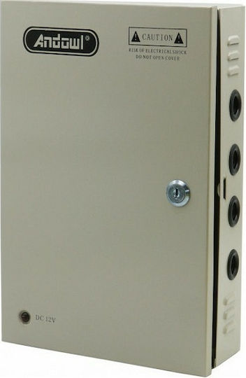 Andowl Τροφοδοτικό Κουτί Συστημάτων CCTV Q-T174