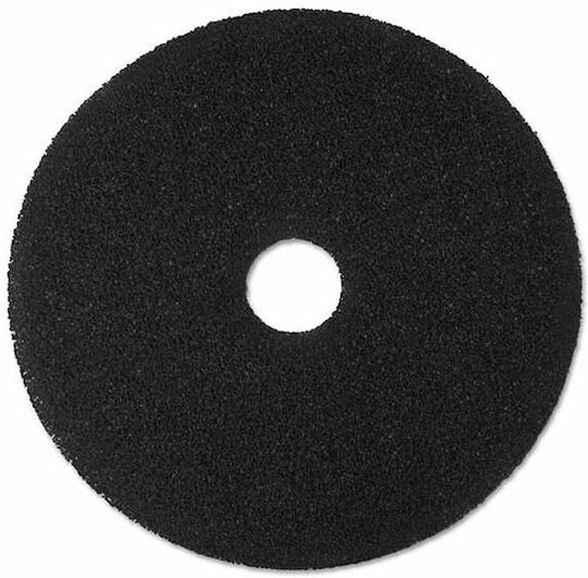 3m Scotch Brite Premium Floor Pad Κυκλικό Σφουγγάρι Δαπέδου Μαύρο