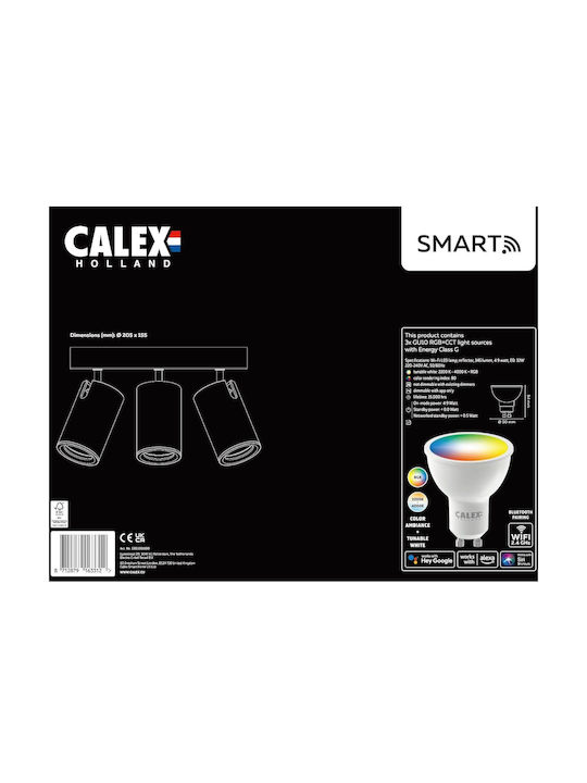 Calex Single Spot with Socket GU10 in Black Color