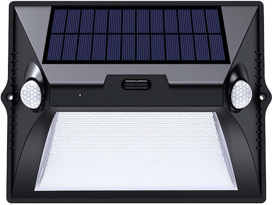 Inlight Wall Mounted Solar Light 10W with Warm White Light 3000K 25.5x25.5x18.1cm