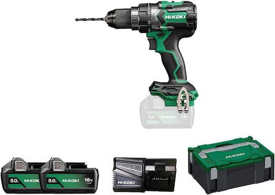Hikoki DS18DCWPZ Akkuschrauber Batterien 18V 2x5Ah