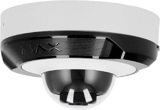 Ajax Systems DomeCam Mini IP Κάμερα Παρακολούθησης Full HD+ 5MP Αδιάβροχη με Μικρόφωνο και Φακό 2.8mm