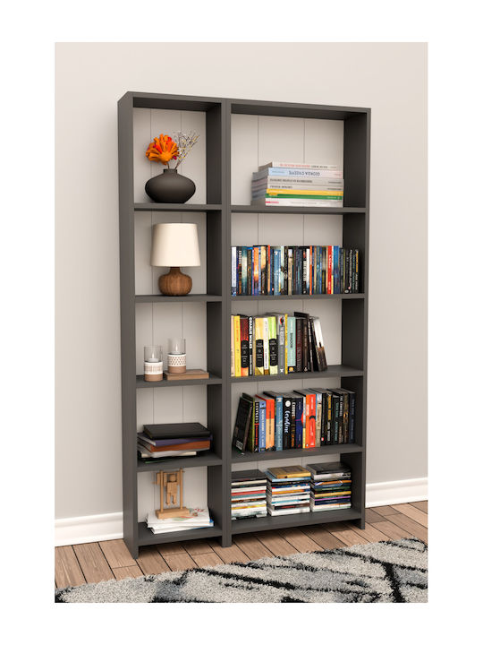 Gold Bookcase 93x20x169cm