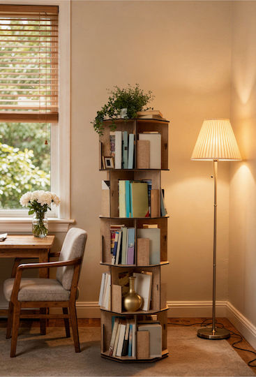 Bücherregal Braun 44x20x142cm