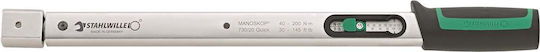Stahlwille Cheie Dinamometrică Cuplu 40-200 Nm Cu Lungime Totală 45,5 Cm
