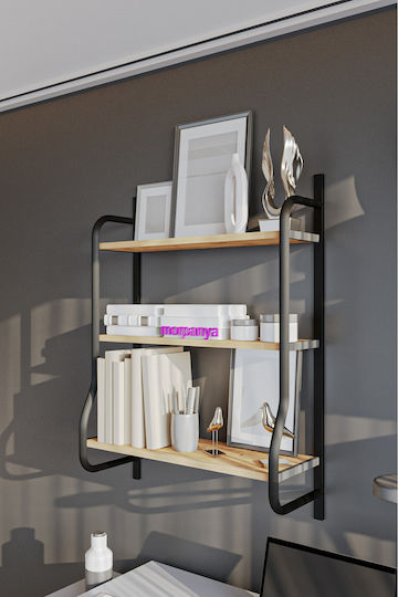 Brown Bookcase 65x23x95cm
