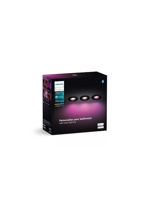 Philips Xamento Spot Încastrat Negru