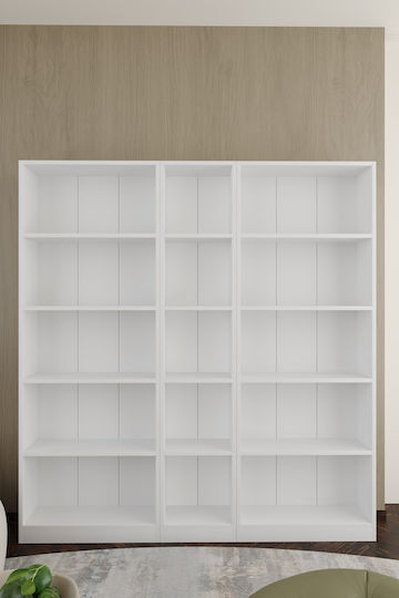 Βιβλιοθήκη Λευκό 149x20x169εκ.