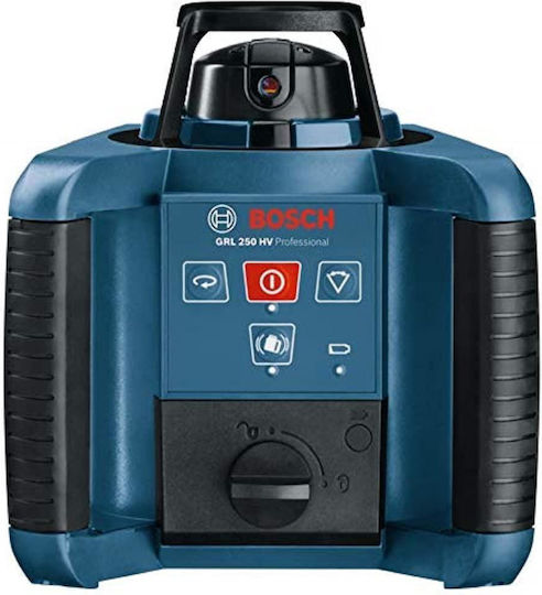 Bosch Grl 250 Hv Rotierend Laser-Wasserwaage Roter Strahl mit Arbeitsbereich 120m