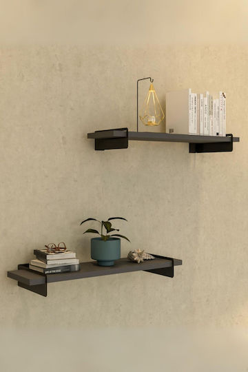 Wall Shelves White 2 Pieces