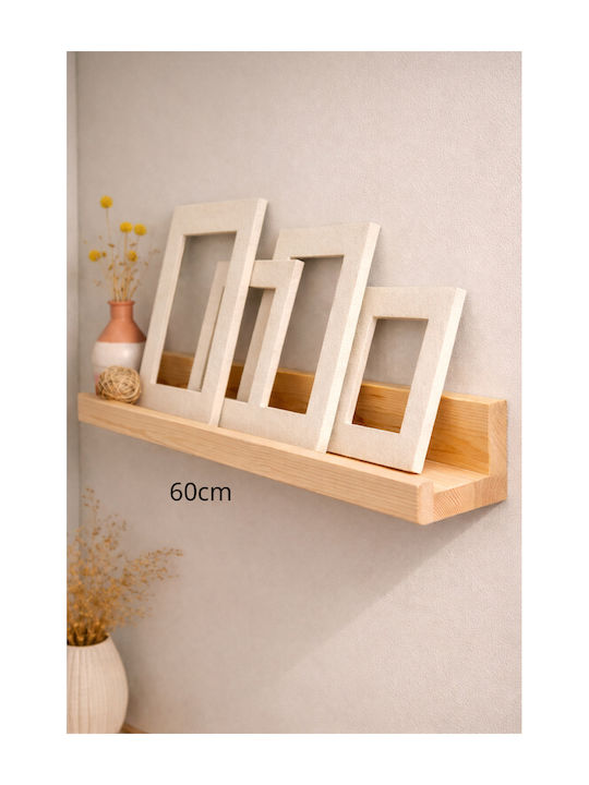 Raft De Perete Bej 60x9x6cm