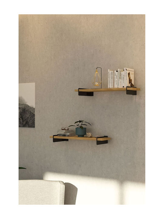 White Bookcases (2 Pieces) 60x16x7cm