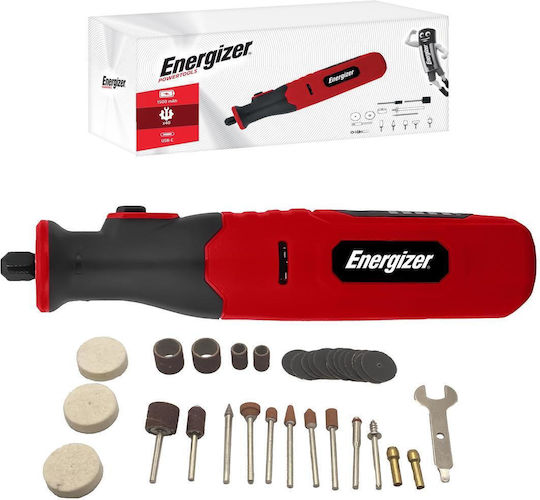 Energizer Περιστροφικό Πολυεργαλείο 3.6V με Ρύθμιση Ταχύτητας