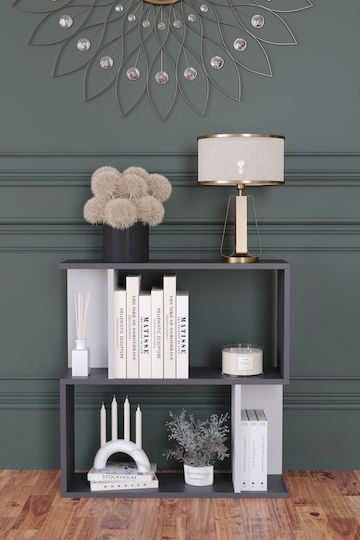 Bücherregal Grau 72x22x71cm