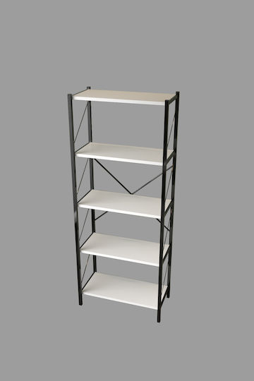 Bücherregal Weiß 150x60x30cm