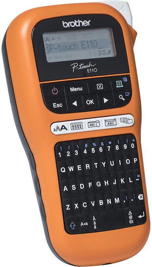 Brother P-touch Ηλεκτρονικός Ετικετογράφος Χειρός σε Μαύρο Χρώμα