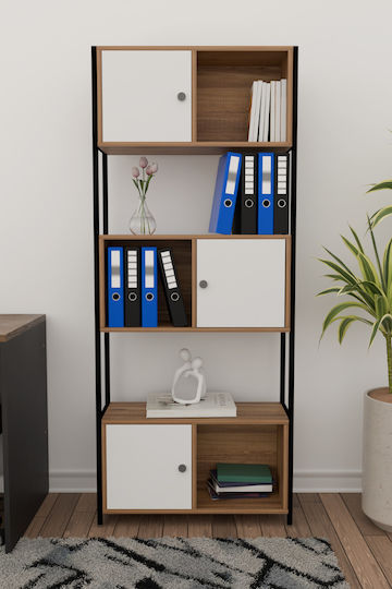 Βιβλιοθήκη Μαύρη 76x30x181εκ. STE-016020-V22492 Βιβλιοθήκη Μαύρη 76x30x181εκ. STE-016020-V22492