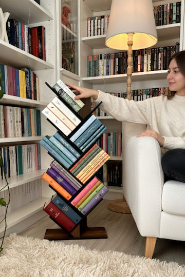 Bücherregal Braun 36x14x85cm