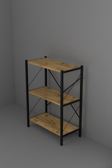 Βιβλιοθήκη Καφέ 60x30x90εκ.