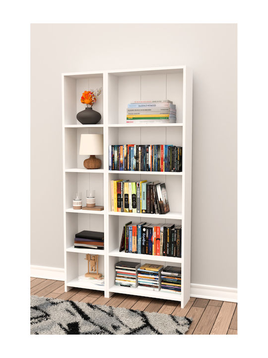 Bücherregal Gold 93x20x169cm