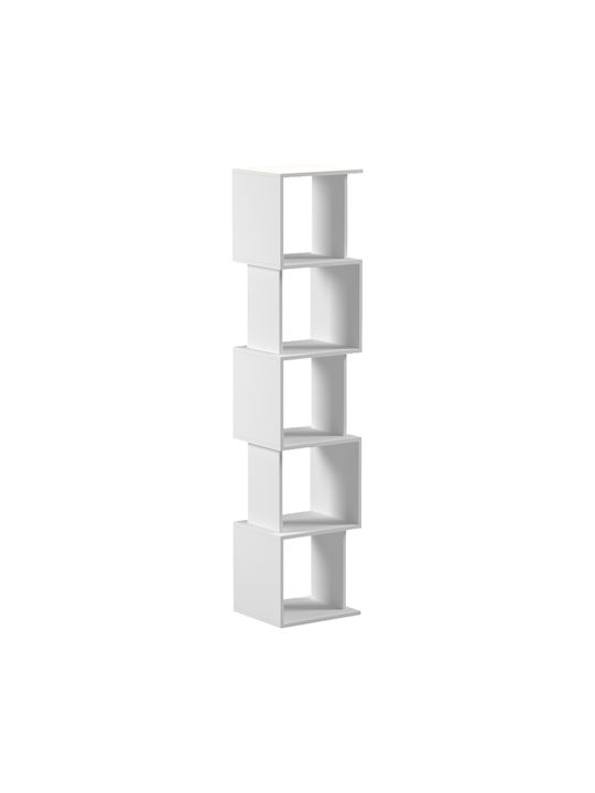 Bibliotecă Cubik Albă 35x30x161cm